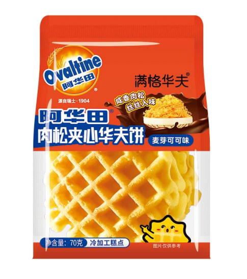 肉松夾心華夫餅